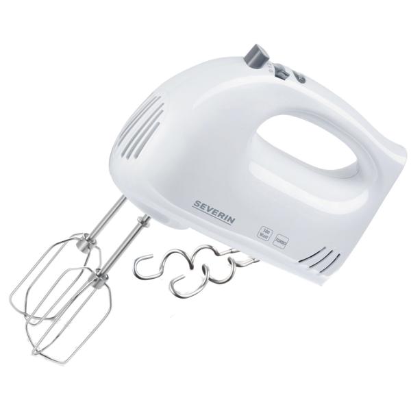 Handmixer HM 3820, 300 Watt, weiß / grau SEVERIN (4008146010279)