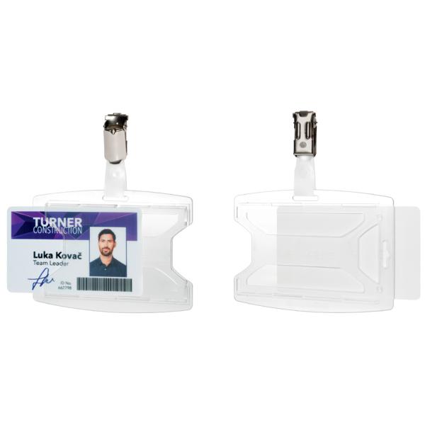 Ausweishalter 'reXycle', mit Clip, für 2 Karten DURABLE 896219 (4005546739977)