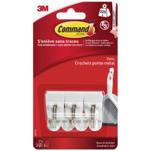 3M  Draht-Haken, Kunststoff/ Metall, weiß, Größe: S Command 17067FGN (5902658100055)