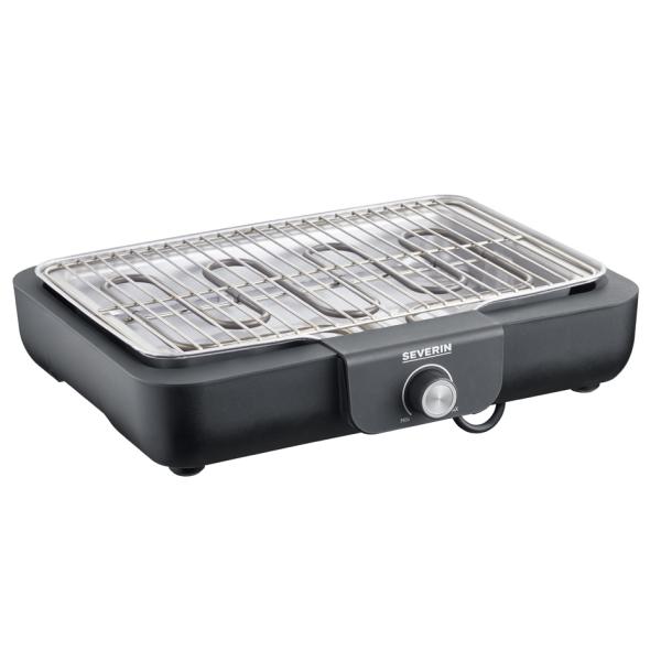 Tischgrill PG 8554, mit Grillrost, schwarz SEVERIN (4008146043185)