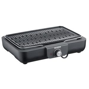 Tischgrill PG 8556, mit Grillplatte, schwarz SEVERIN (4008146043666)