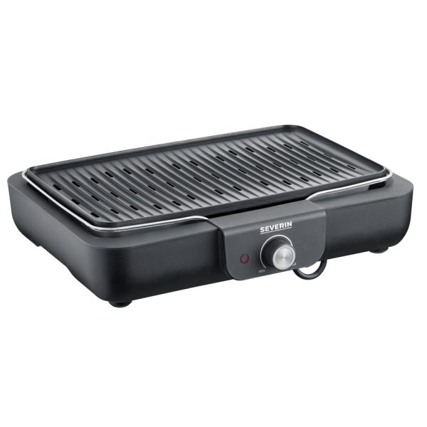 Tischgrill PG 8556, mit Grillplatte, schwarz SEVERIN (4008146043666)