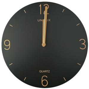 Wanduhr/ Quarzuhr SAVANA, Durchmesser: 300 mm, schwarz UNiLUX 400187752 (3595560040513)