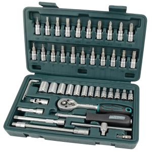 BRÜDER MANNESMANN Steckschlüssel-Satz 1/ 4', 46-teilig M2040-SL (4003315650263)