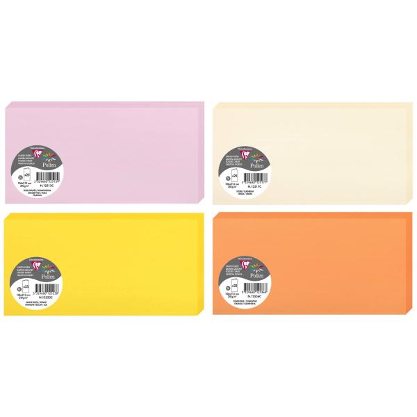 Doppelkarte DL, sonne Pollen by Clairefontaine 12523C (3329680125238)