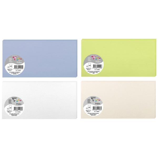 Karte DL, bonbonrosa Pollen by Clairefontaine 1513C (3329680015133)