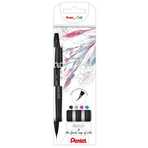 Pinselstift Sign Pen Artist, 4er Set Pentel SESF30C-4 (4016284341957)