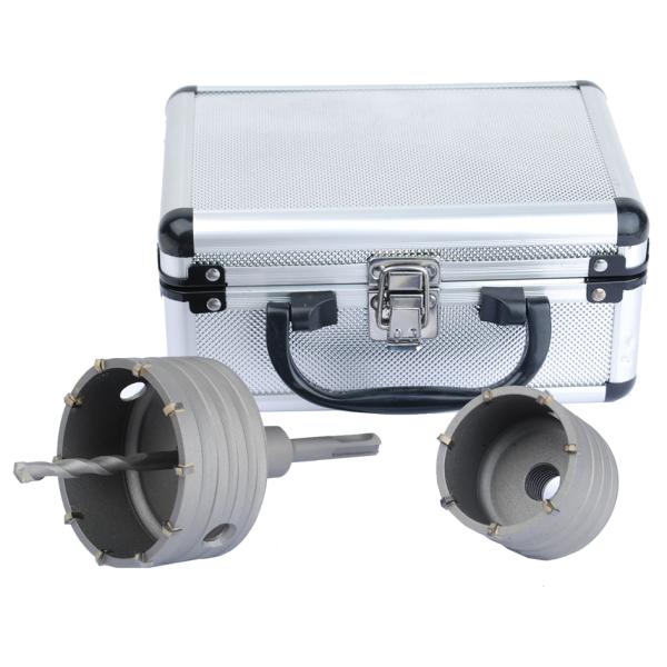 BRÜDER MANNESMANN Carbid-Schlagbohrkronen-Satz, 4-tlg M44230 (4003315712190)