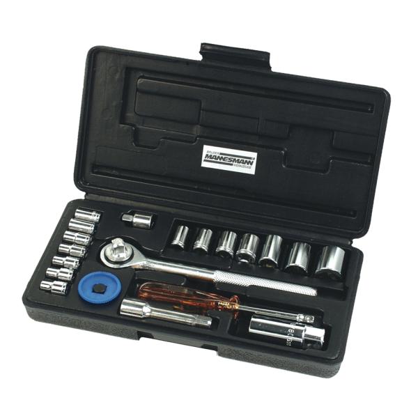 Steckschlüssel-Satz 1/ 4' + 3/ 8', 20-teilig BRÜDER MANNESMANN M206 (4003315006602)