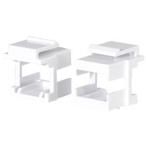 LogiLink Keystone-Halterungen-Set, ABS-Kunststoff, weiß NK0092 (4052792076356)