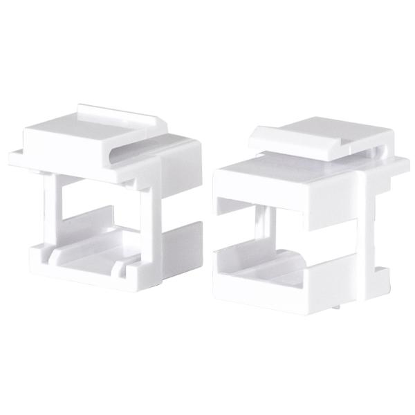 LogiLink Keystone-Halterungen-Set, ABS-Kunststoff, weiß NK0092 (4052792076356)