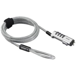 Nano-Notebookschloss mit Zahlenschloss, 4-stellig hama 00126822 (4047443515704)