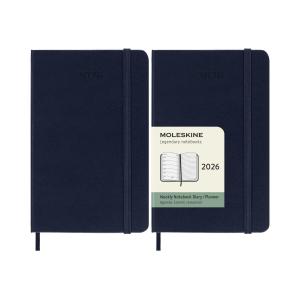 MOLESKINE Taschenkalender 2026, Wochen, P/ A6, Hardcover, blau Moleskine 8056999274740 (8056999274740)