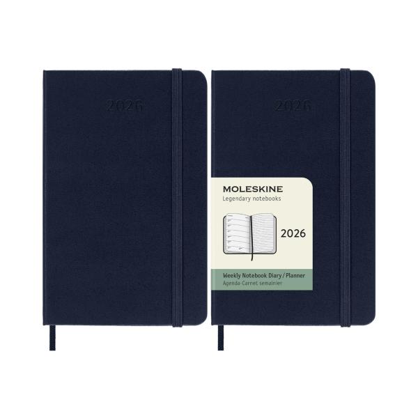MOLESKINE Taschenkalender 2026, Wochen, P/ A6, Hardcover, blau Moleskine 8056999274740 (8056999274740)