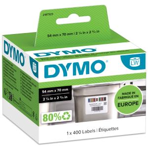 DYMO LabelWriter-Warenrotations-Etiketten, 54 x 70 mm, weiß Dymo 2187329 (0071701063656)