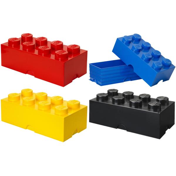 Aufbewahrungsstein STORAGE BRICK 8, 12 Liter, rot LEGO 40041730 (5706773400409)