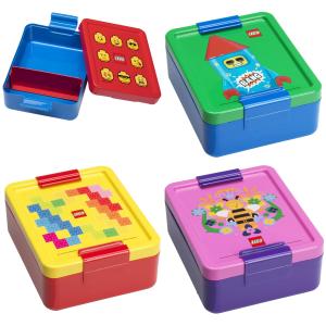Brotdose LUNCH BOX BEE, lila LEGO 40520802 (5711938249762)