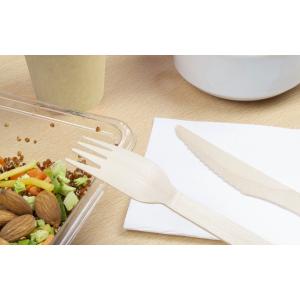 Einweg-Besteck-Set, aus Holz, 200-teilig kangaro K-157510 (8712127114493)