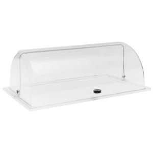Rolltop-Haube für GN-Behälter GN 1/ 2, transparent APS 11061 (4004133110618)