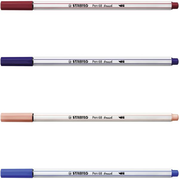 Pinselstift Pen 68 brush, braun STABILO 568/45 (4006381546003)