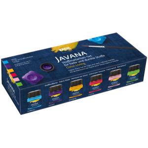 Textilfarbe JAVANA, Color Living Set, 6 x 20 ml KREUL 90597 (4000798126902)