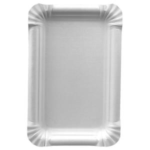 Papp-Teller 'pure', eckig, 240 x 330 mm, weiß, 125er PAPSTAR 11100 (4002911111000)
