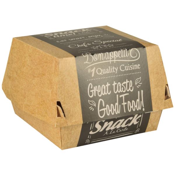 Burgerbox 'pure', Maße: 90 x 155 x 155 mm, XXL PAPSTAR 87493 (4002911874936)