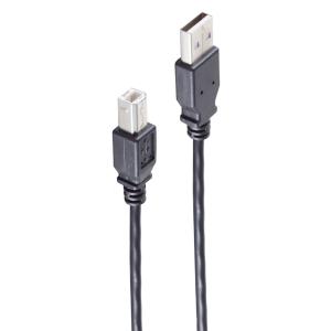 BASIC-S USB 2.0 Kabel, A-Stecker - B-Stecker shiverpeaks BS13-23055 (4017538094544)