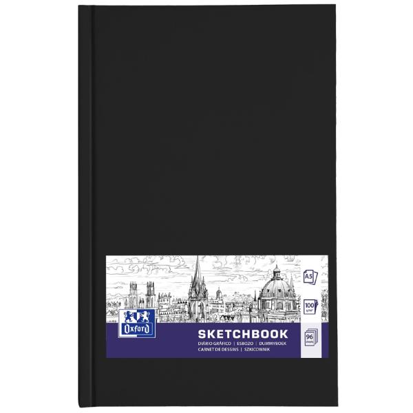 Skizzenbuch Hardcover, DIN A6, 96 Blatt, schwarz Oxford 400152626 (5904017390985)