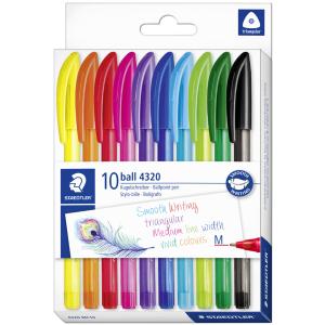 STAEDTLER Kugelschreiber ball 4320 M 10 Stück Kartonetui