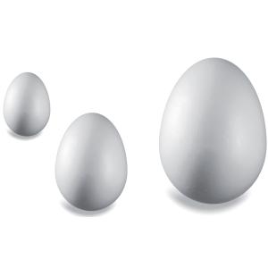 Styroporei, Höhe: 80 mm, weiß KNORR prandell 21-67 595 40 (4011643603646)