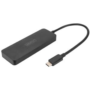 MST Video Hub, 3 Port, USB-C - 3x HDMI, schwarz DIGITUS DS-45333 (4016032481751)
