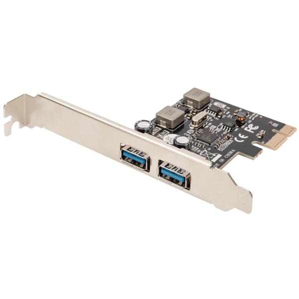 USB 3.0 PCI Express Add-On Karte, 2 Ports DIGITUS DS-30220-5 (4016032480532)