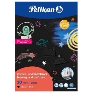 Zeichenblock C4/ 20, DIN A4, 120 g/ qm, 20 Blatt Pelikan 300002239 (4012700101570)