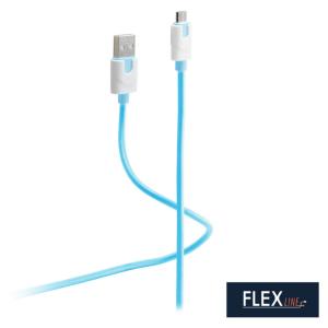 Daten- & Ladekabel, USB-A - USB-B, grün, 0, 3 m FLEXLINE FL31-72303 (4250696644804)