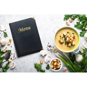 Speisekarten-Mappe BASIC, A5, schwarz Securit MC-BRA5-BL (8717624248993)