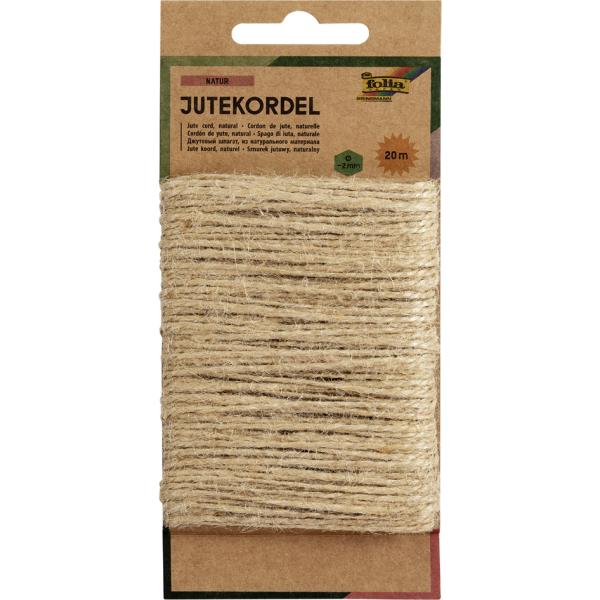 Jutekordel, 20 m, natur folia 12732 (4001868118131)