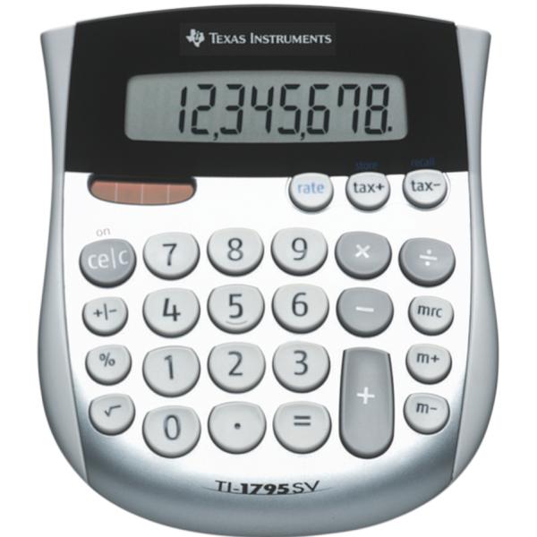 Texas Instruments Ti-1795 Sv Taschenrechner Silber/schwarz 1795SV/FBL/11E1/C (3243480010085)