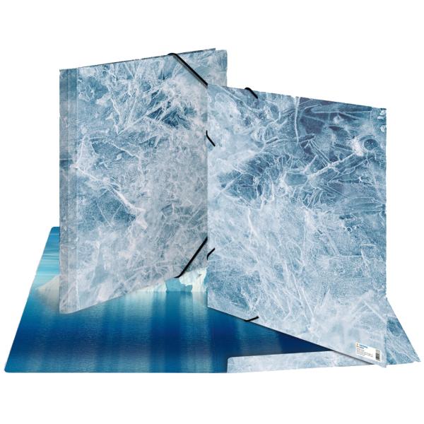 Eckspannermappe 'Nature', DIN A3, Karton, Wood HERMA 19790 (4008705197908)