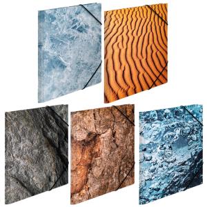 Sortiment Eckspannermappe 'Nature', Karton, DIN A3 HERMA 19829 (4008705198295)