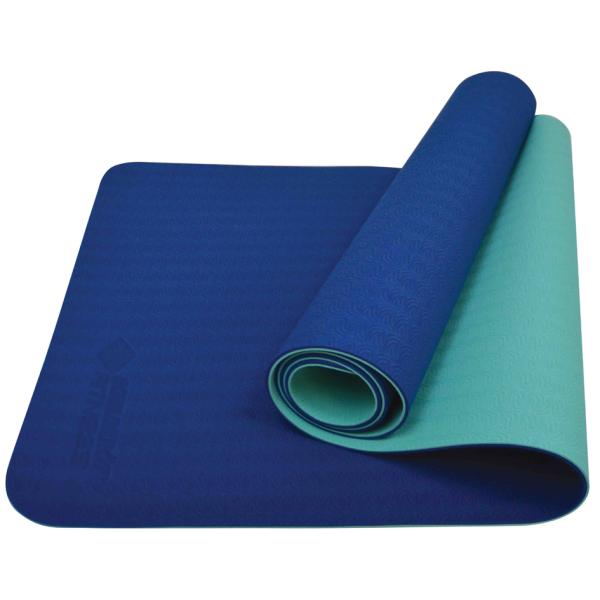 Yogamatte BICOLOR, 4 mm, navy / mint SCHILDKRÖT 960067 (4000885600674)