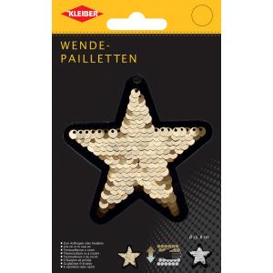 Wendepailletten Stern, gold-silber KLEIBER LM-9905A (4009456990510)