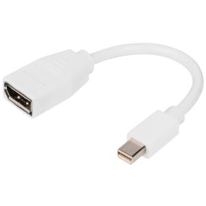DisplayPort 1.2 Adapterkabel, mini DP - DP, 0, 15 m DIGITUS DB-340405-001-W (4016032292432)