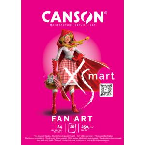 Studienblock XS'MART FAN ART, DIN A4 CANSON C32250P001 (3148950077677)