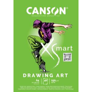 Studienblock XS'MART DRAWING ART, DIN A4 CANSON C32250P002 (3148950077707)