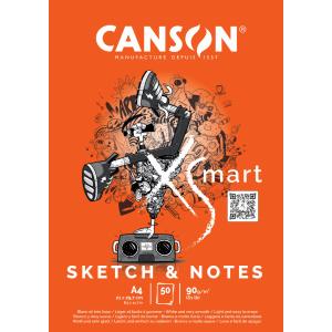 Studienblock XS'MART SKETCH & NOTES, DIN A4 CANSON C32250P003 (3148950077714)