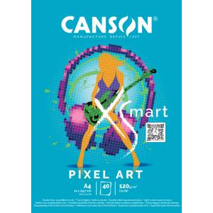 Studienblock XS'MART PIXEL ART, DIN A4 CANSON C32250P004 (3148950077776)
