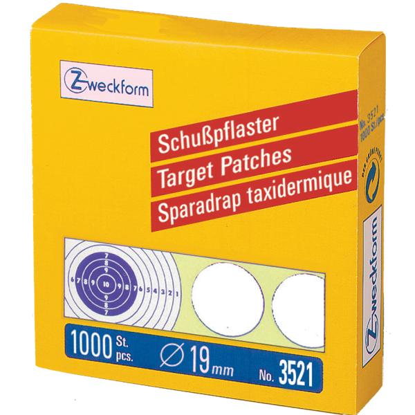 Avery Zweckform Klebepunkte Schusspflaster Schwarz  19,0 Mm, 1.000 St. 3522 (4004182035221)