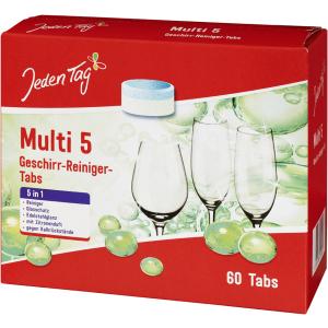 Spülmaschinentabs Multi 5, 60 Tabs, im Karton Jeden Tag 4306188024262 (4306188024262)