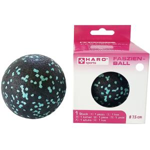 Faszien-Massageball, schwarz/ mint HARO 10183 (4062191101832)